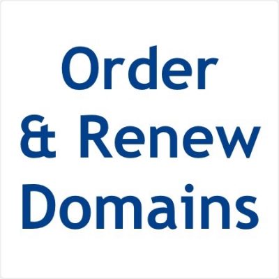 Order & Renew Domains